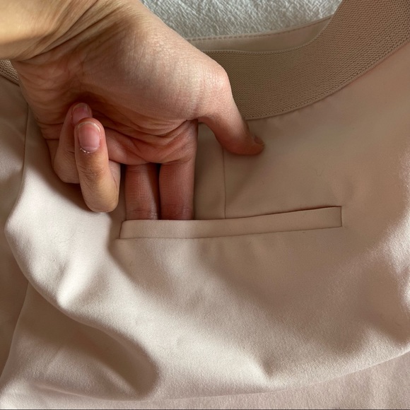 Amanda + Chelsea Cotton Blend Capris Pants Trousers Pants Pockets NWOT Size 10 - Picture 6 of 7